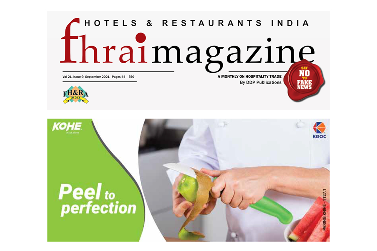 Kohe in FHRAI Magazine Sep 2021 Edition