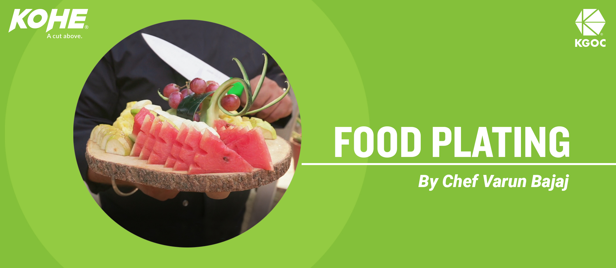 Food Plating skills by Chef Varun Bajaj