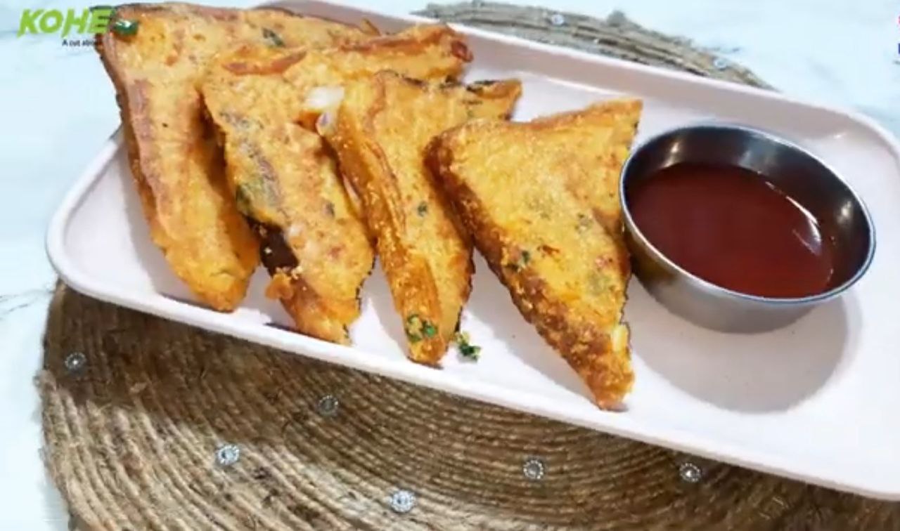 Kohe Veg Besan Toast