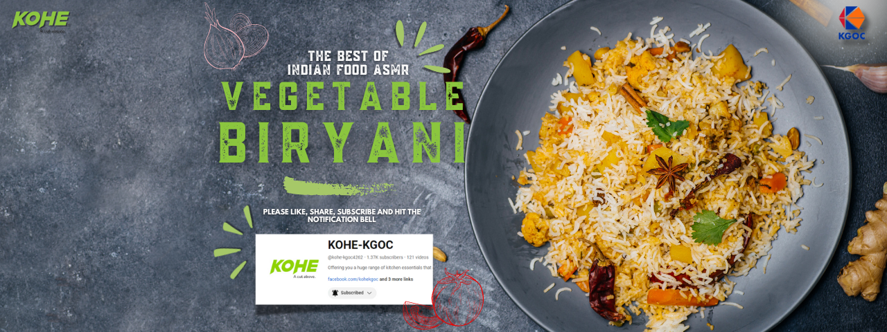 Veg Biryani ASMR: Slicing and Dicing with Kohe Knife and Peeler